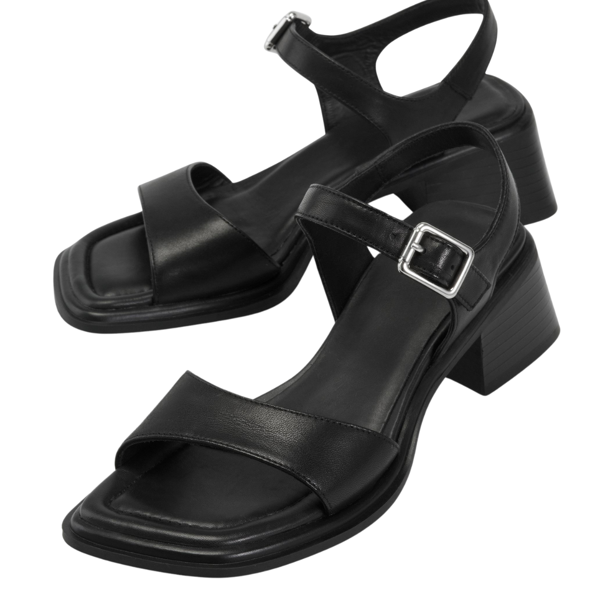 Vagabond Women's Ines Sandals in Black Leather