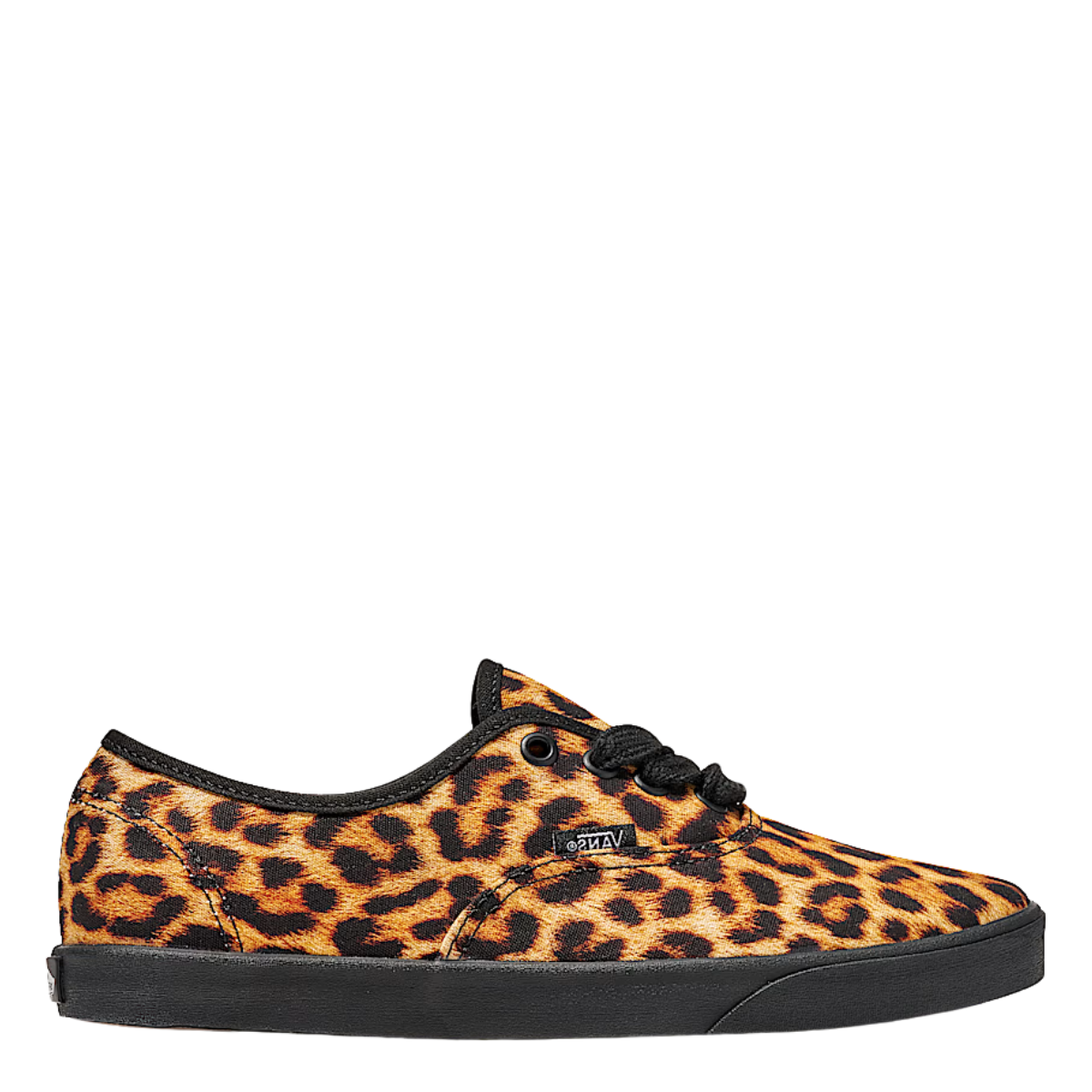 Vans Women's Authentic Lowpro Leopard in Brown/Black