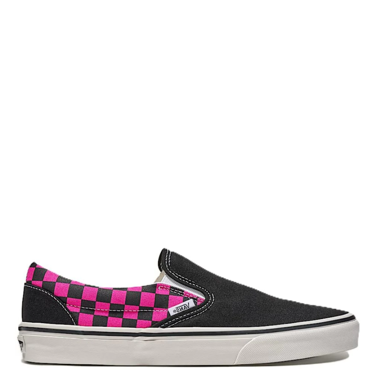 Vans Classic Slip-On in Black/Raspberry Pink