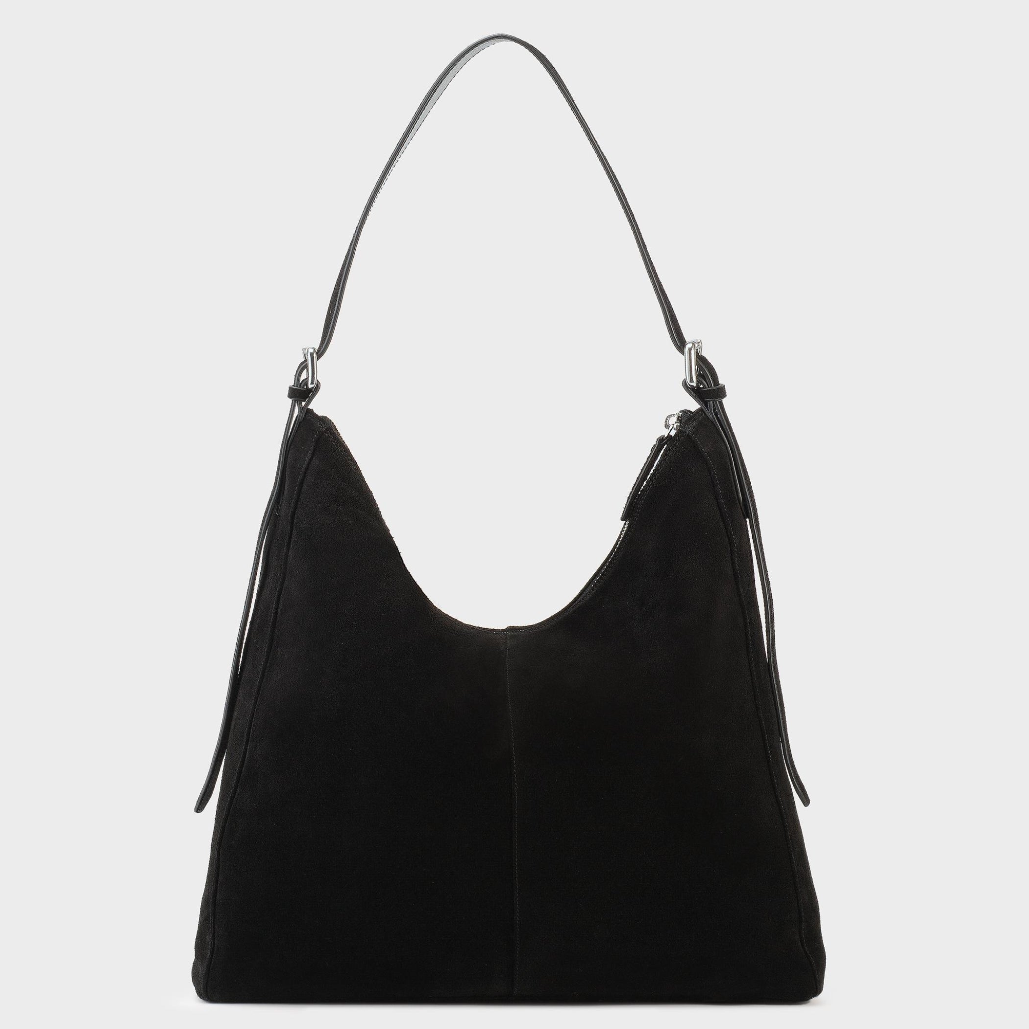Vagabond Hilo Bag in Black Suede