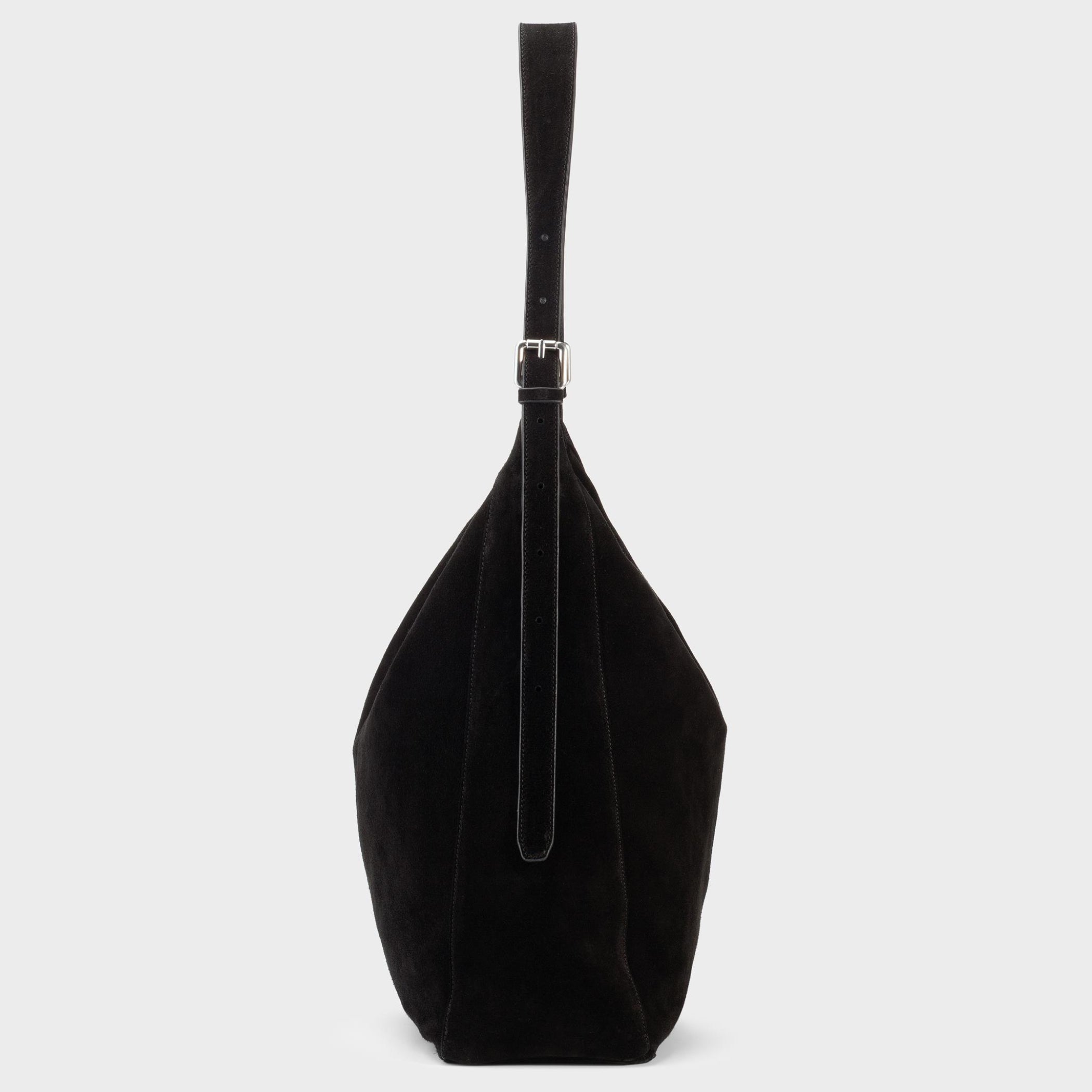 Vagabond Hilo Bag in Black Suede