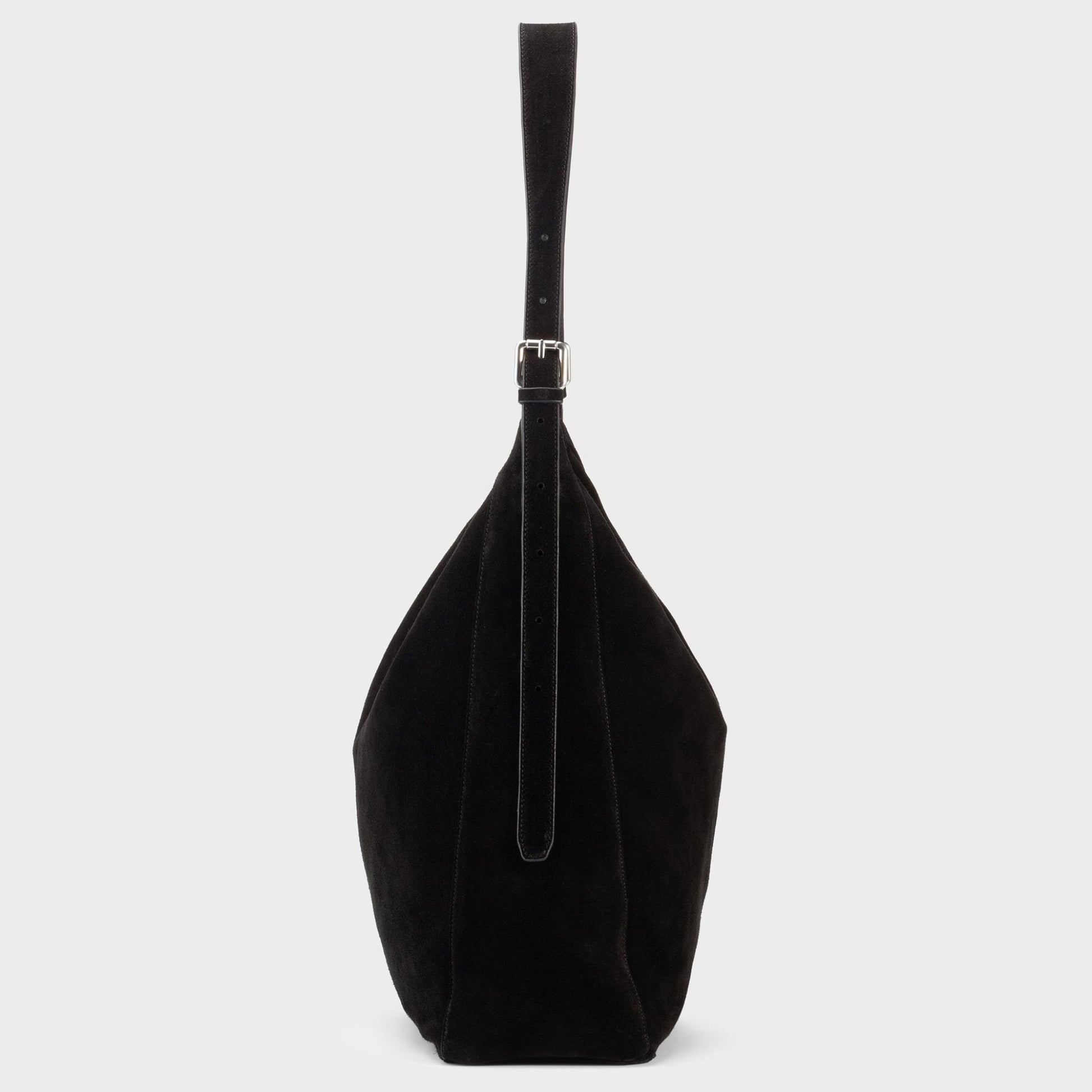 Vagabond Hilo Bag in Black Suede