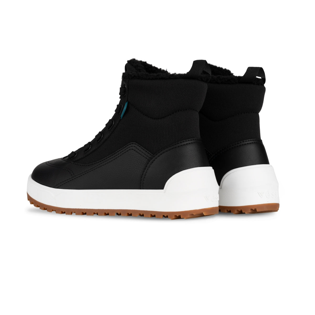 Vessi Women's Alta High Top in Asphalt Black