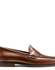G.H Bass Men's 1936 Logan Flat Strap Weejuns Loafer in Cognac
