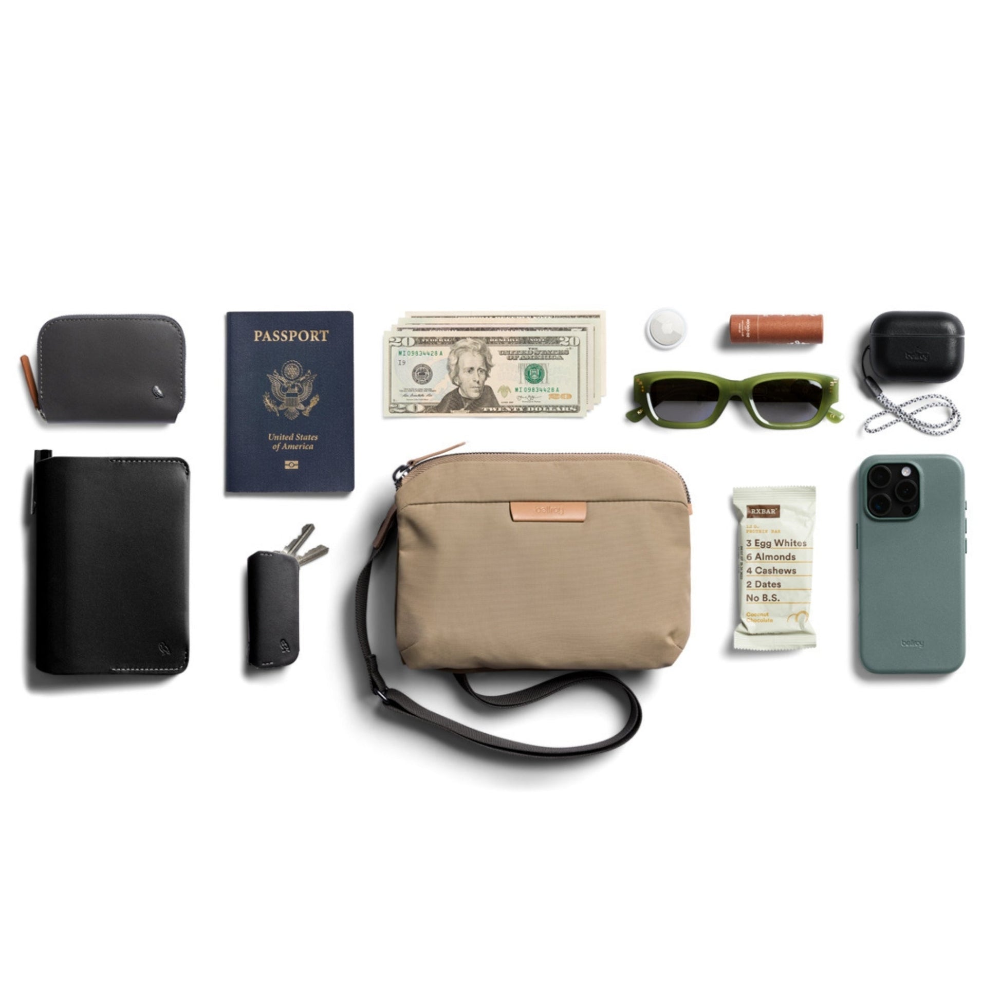 Bellroy Tokyo Side Bag in Khaki
