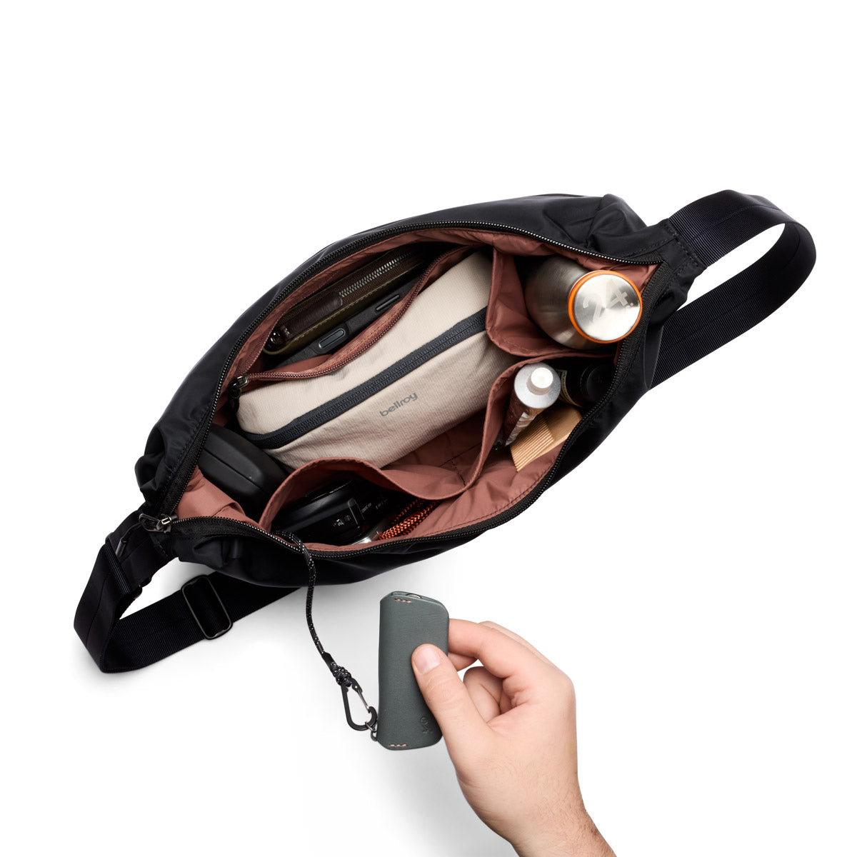 Bellroy Laneway Crescent Bag 7L in Ink