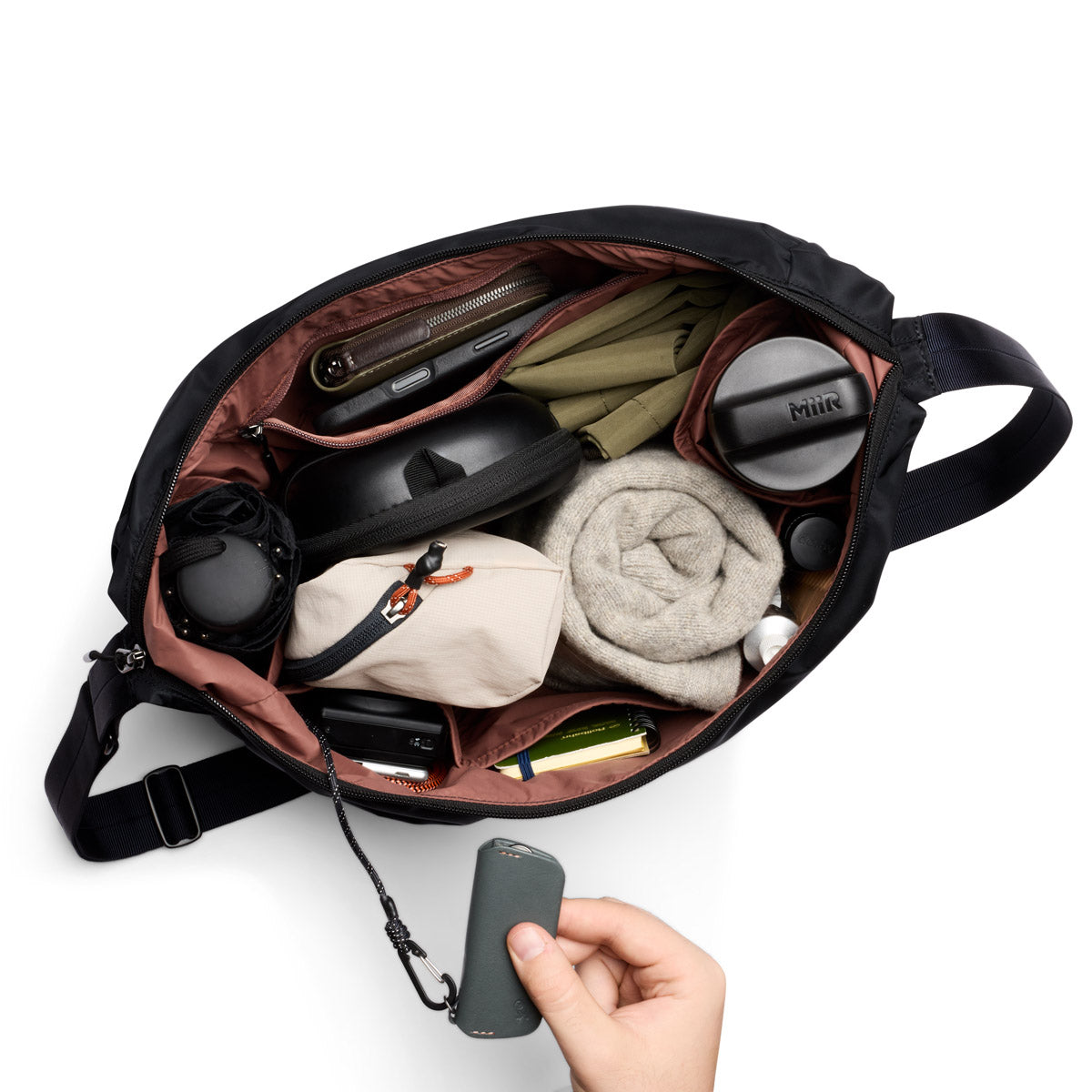 Bellroy Laneway Crescent Bag 12L in Ink