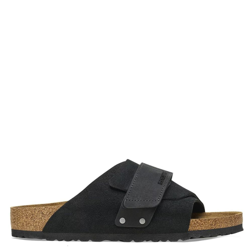 Birkenstock Kyoto Nubuck-Suede Leather in Black