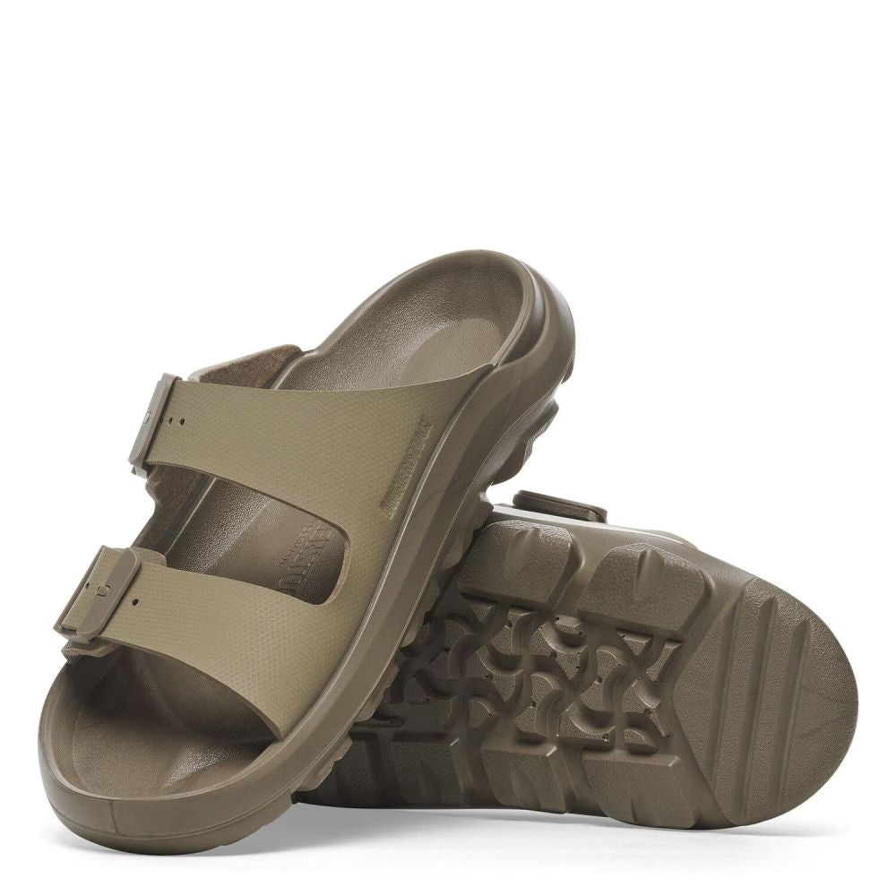 Birkenstock Men's Mogami Terra 2 Strap Birko-Flor in Apex Faded Khaki