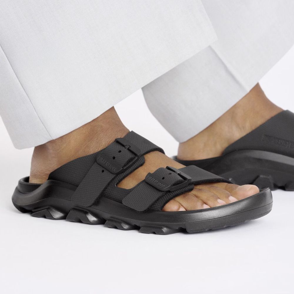 Birkenstock Men's Mogami Terra 2 Strap Birko-Flor in Apex Black