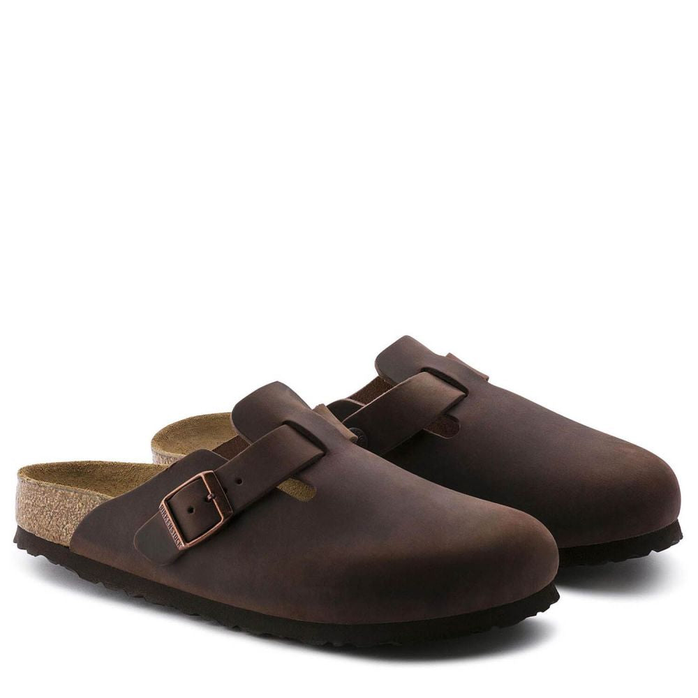 Birkenstock Women's Boston Softbed Oiled Leather in Habana