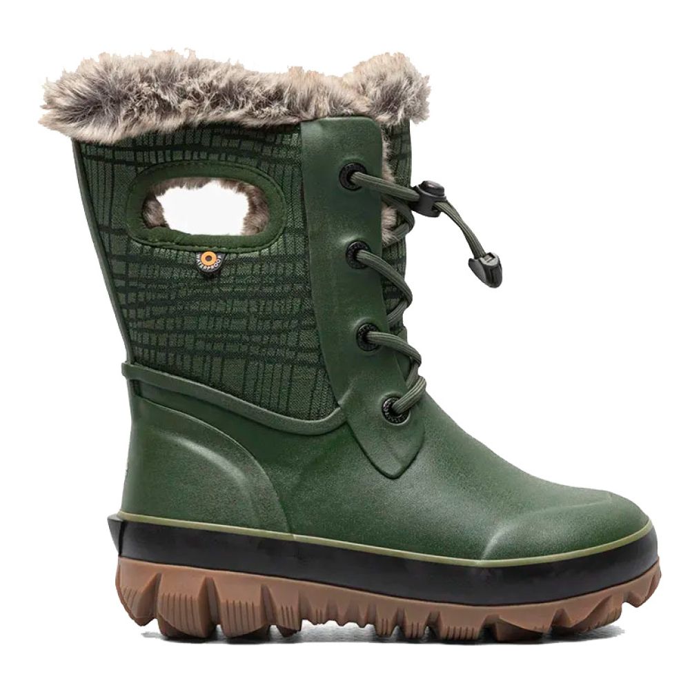 Bogs Kids Arcata II Cracks in Dark Green
