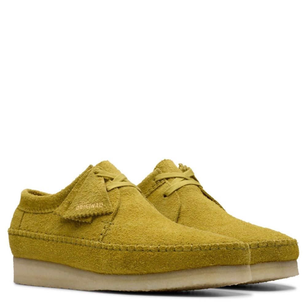 Clarks Men&#39;s Weaver in Olive Suede