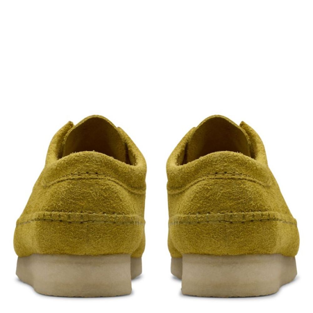 Clarks Men&#39;s Weaver in Olive Suede