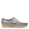 Clarks Men&#39;s Wallabee in Grey Crocodile Print