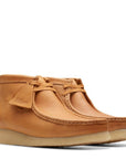 Clarks Men's Wallabee Boot in Mid Tan Leather