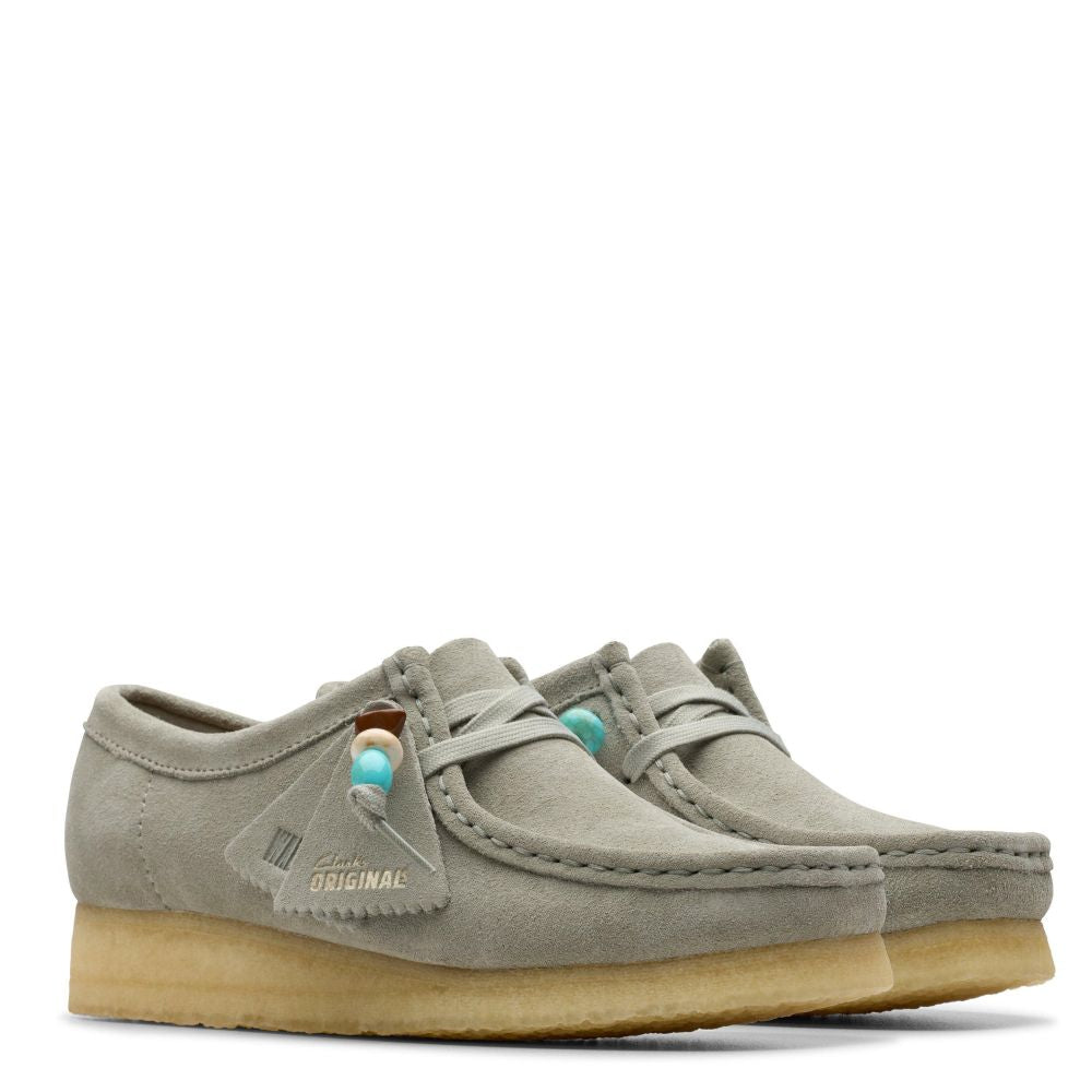 Clarks Women's Wallabee in Sage Suede