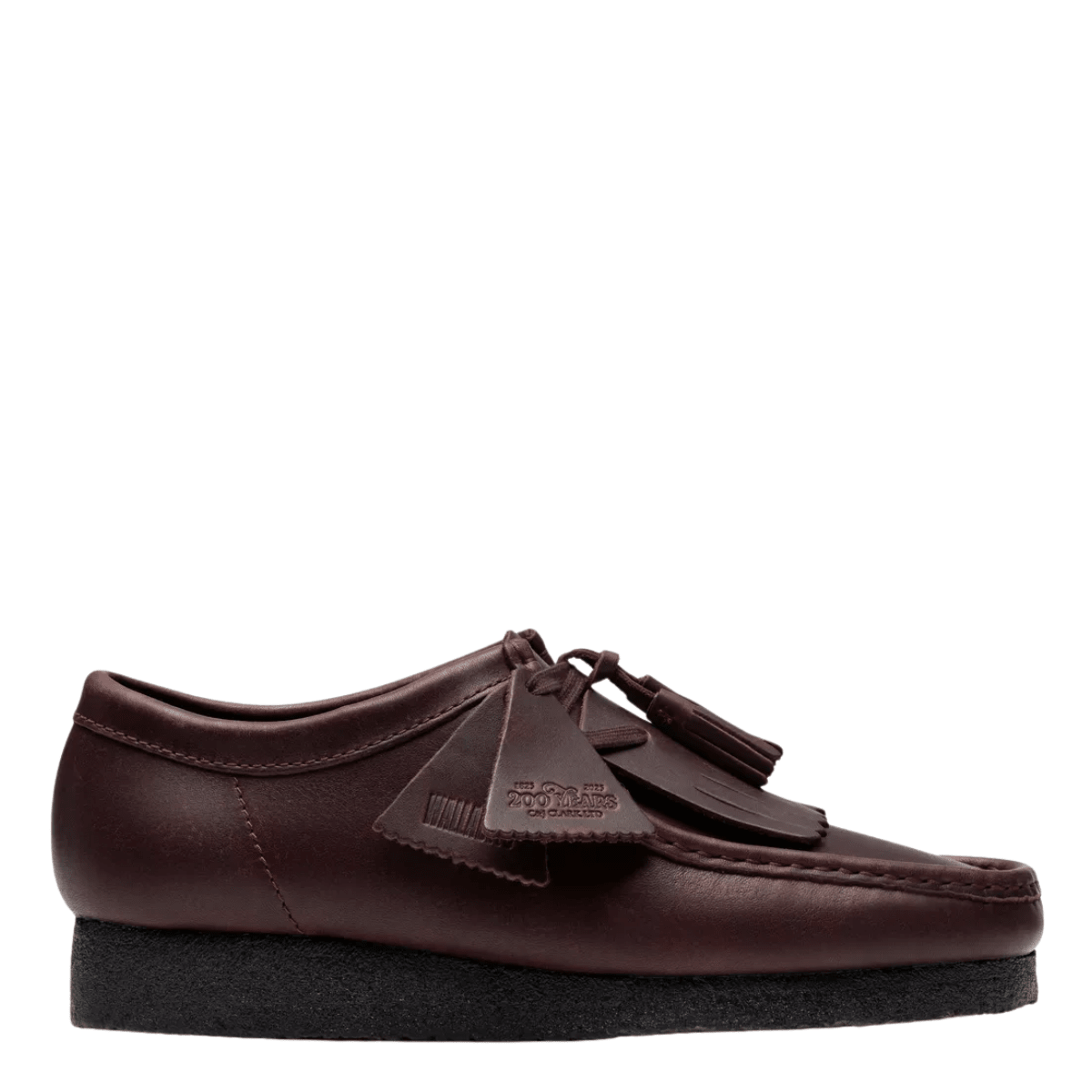 Clarks Men's Wallabee in Purple Grape Leather | Getoutsideshoes