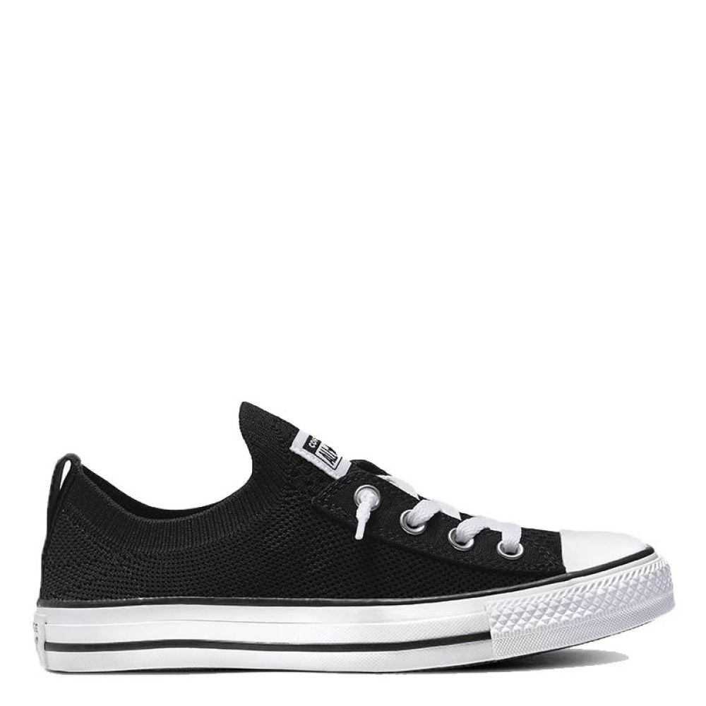 Chuck Taylor Women&#39;s All Star Shoreline Knit Slip in Black/White