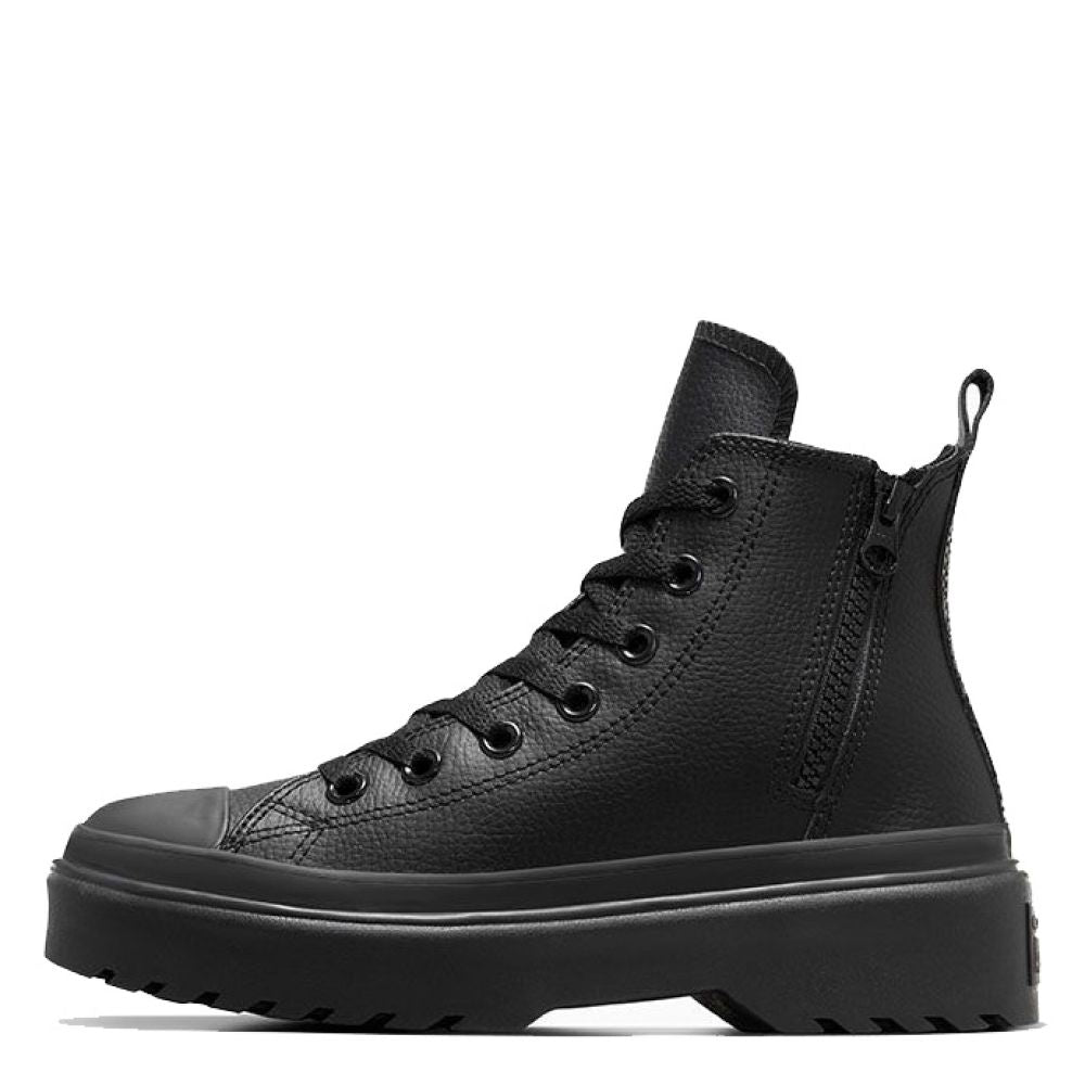Converse Women&#39;s Chuck Taylor All Star Lugged Lift Platform Leather High Top in Black