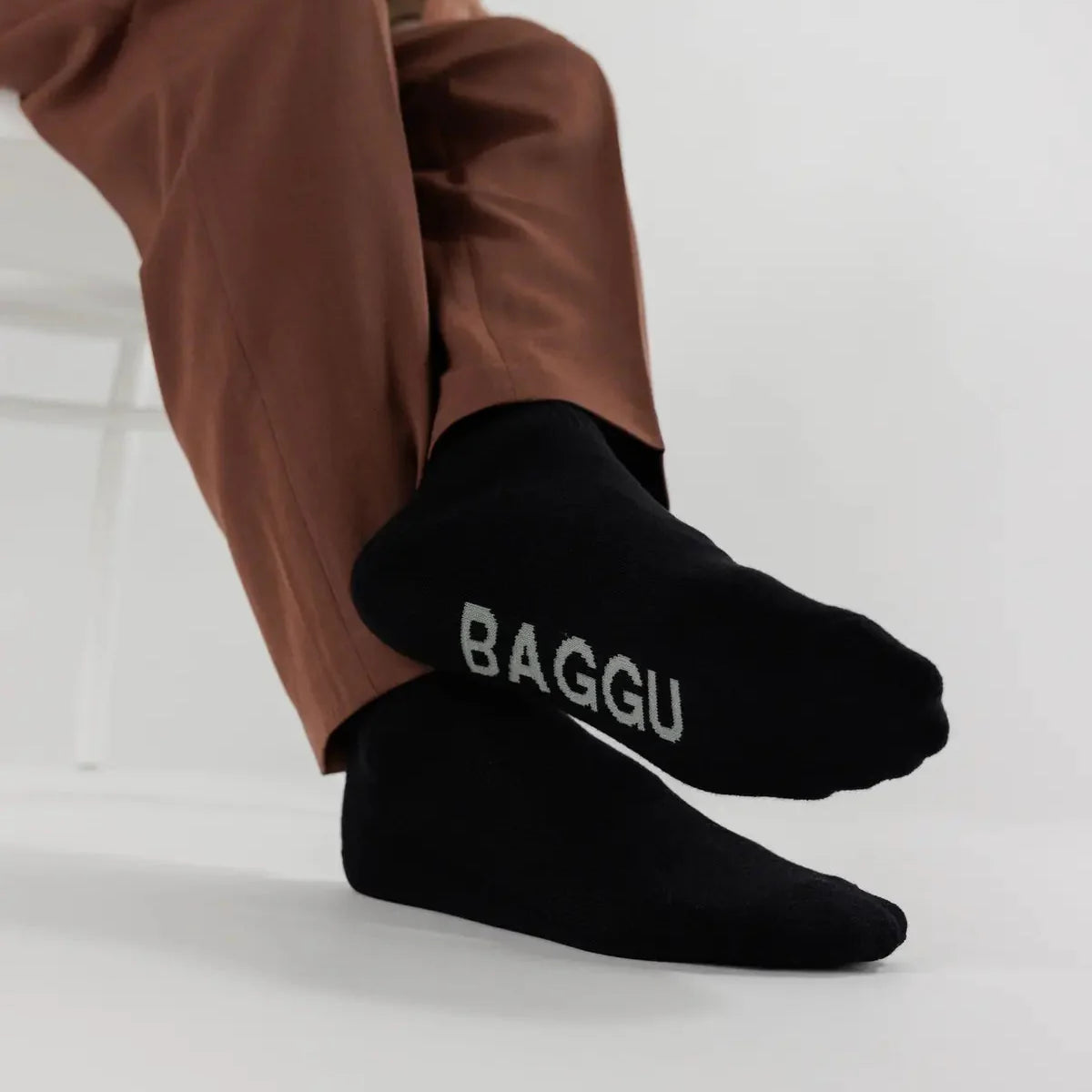 Baggu Ribbed Sock in Black