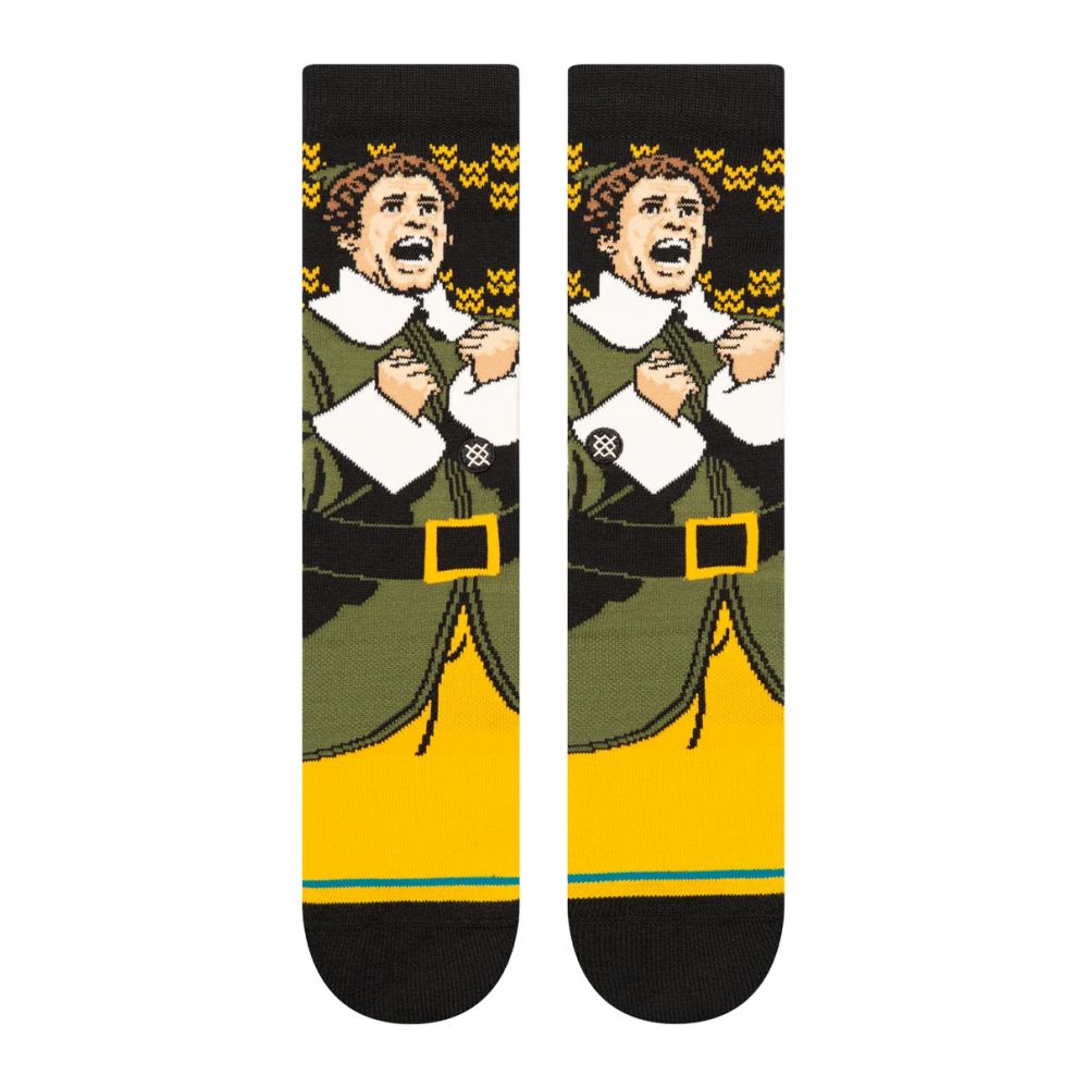 Stance x Elf Smiling&#39;s My Favourite Crew in Black