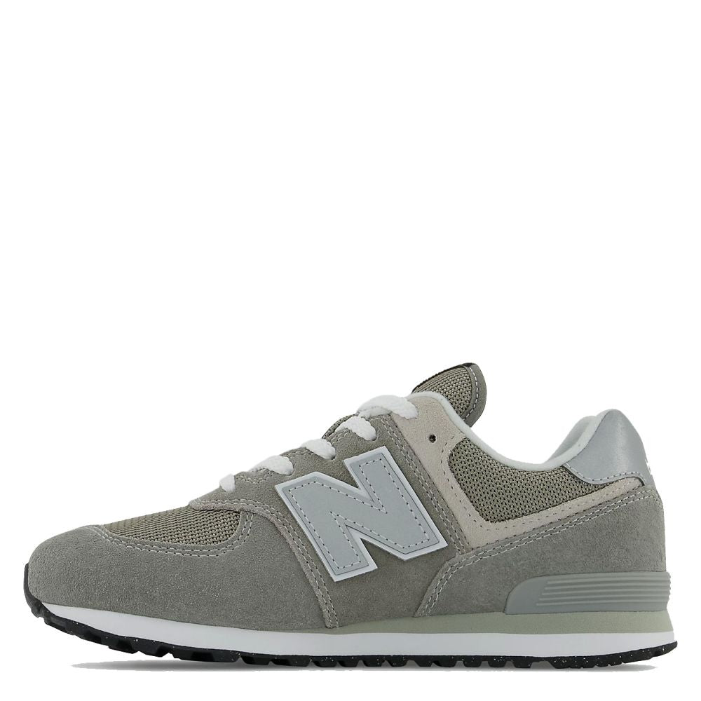 New Balance Youth 574 in Grey with White