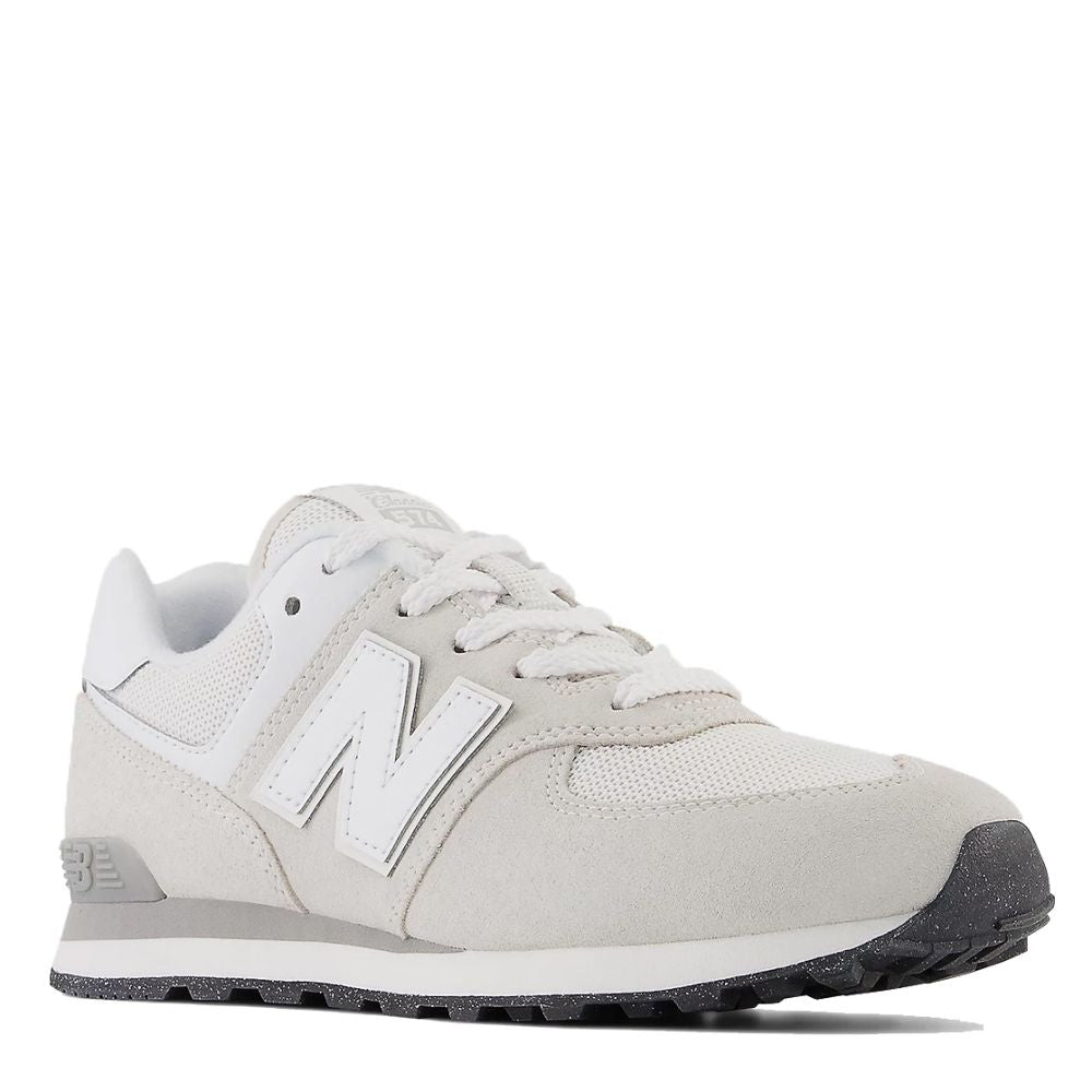 New Balance Youth 574 in Nimbus Cloud with White