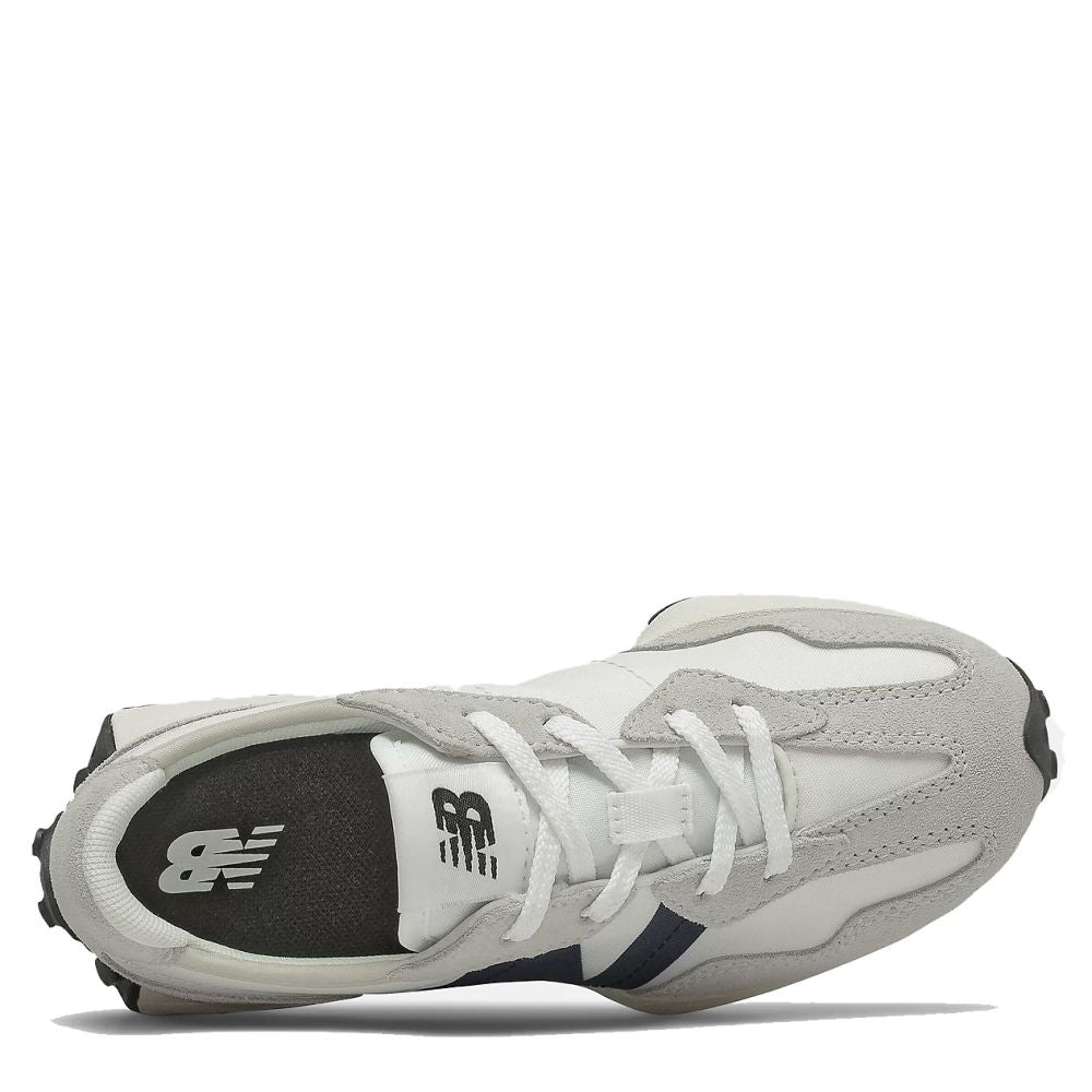 New Balance Youth 327 in Silver Birch with Black