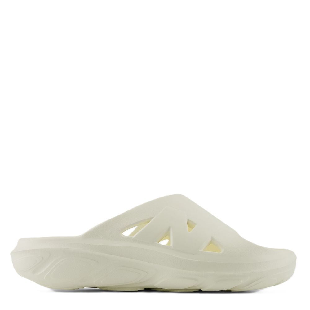 New Balance Fresh Foam RCVRY Slide in Angora with Parchment