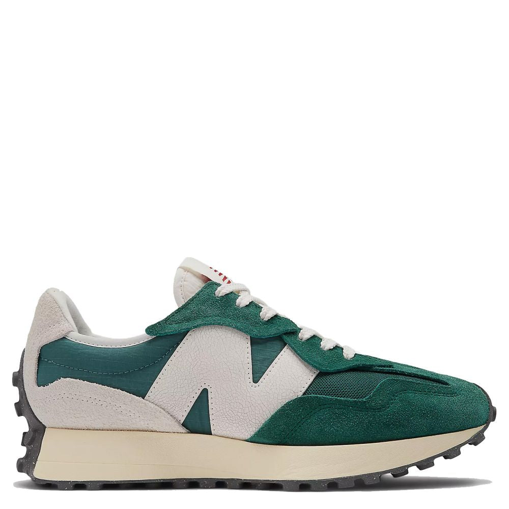 New Balance Women's 327 in Marsh Green with New Spruce