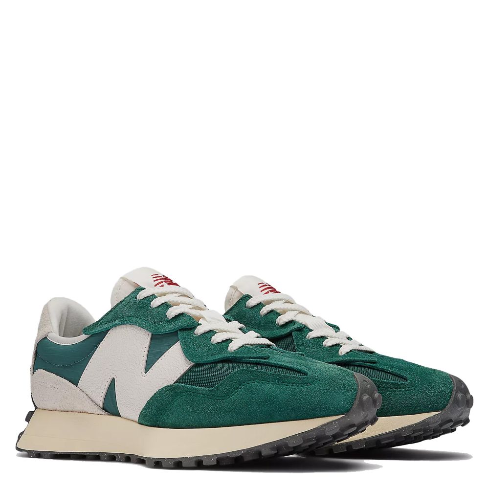 New Balance Women's 327 in Marsh Green with New Spruce