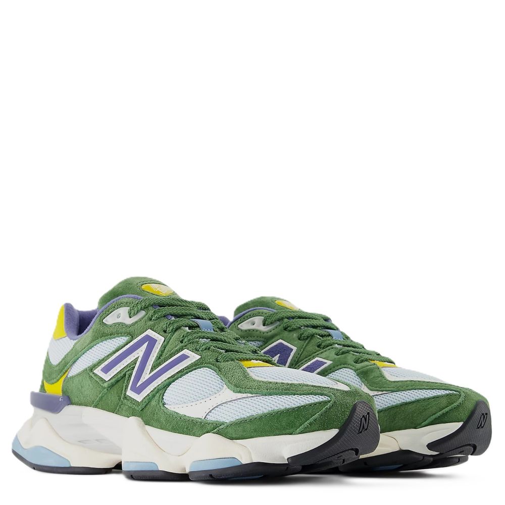 New Balance Women's 9060 in Dark Alpine Green with Frosted Glass