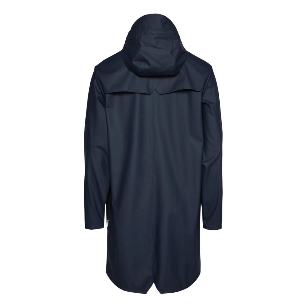 Rains Long Jacket in Navy