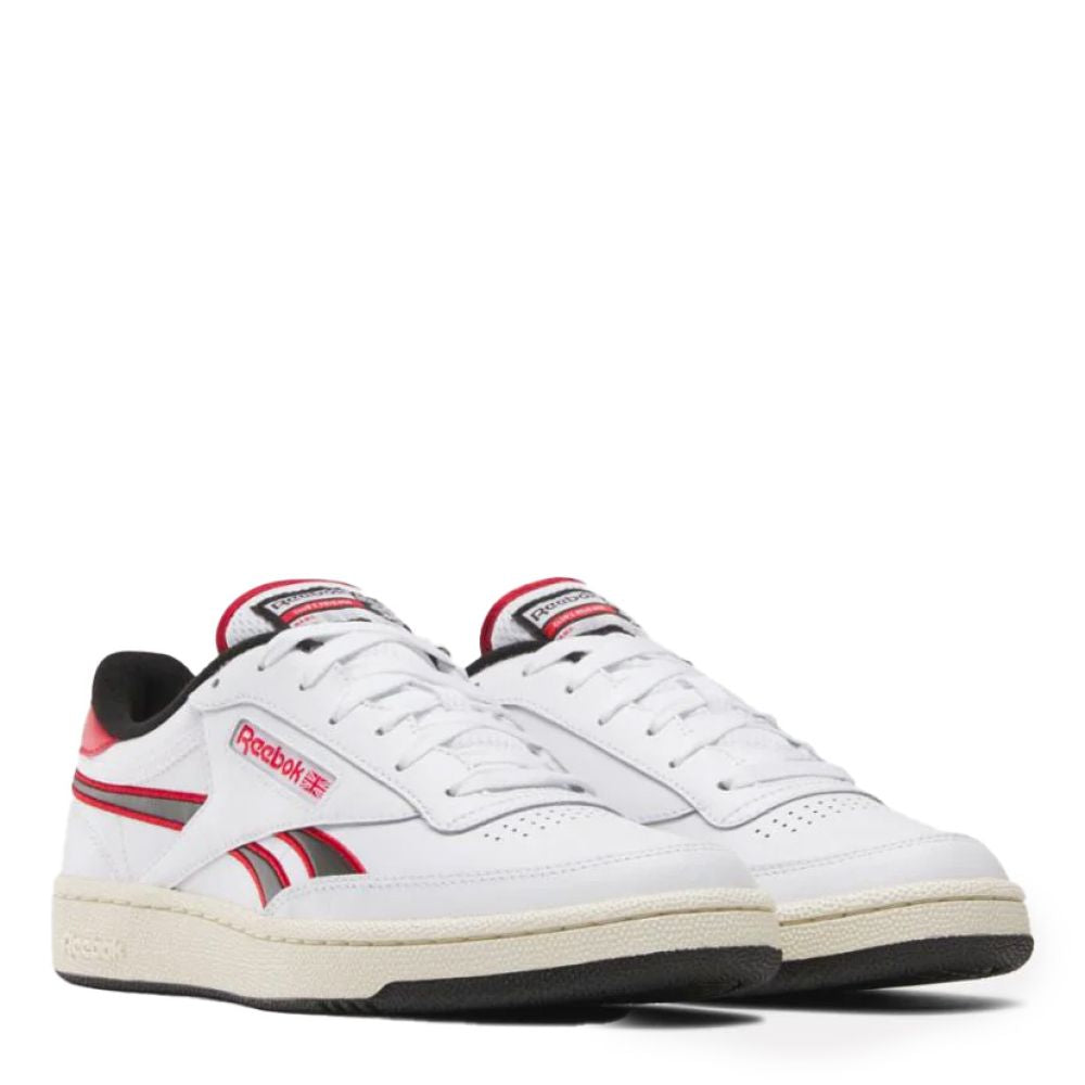 Reebok Men's Club C Revenge in White/Vecto Red/Black