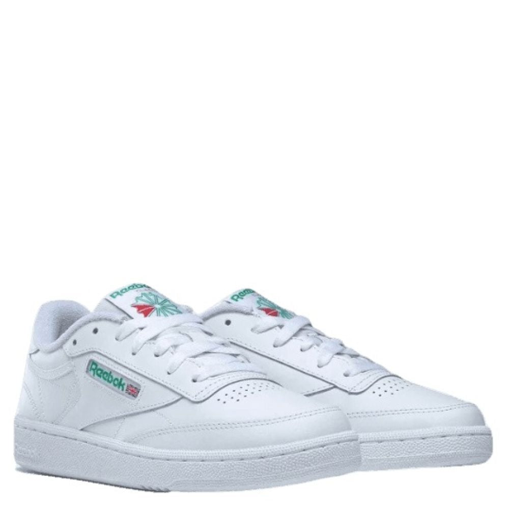 Reebok Women&#39;s Club C 85 in White/Glen Green