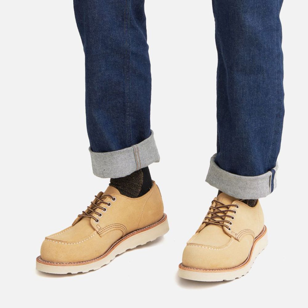 Red Wing Men's Moc Oxford 8079 in Hawthorne Abilene Leather (D Width)