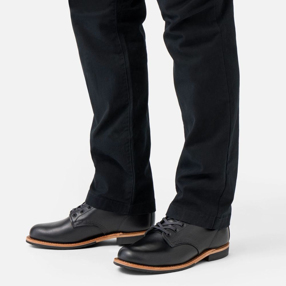 Red Wing Men's 6 Inch Beckman 9423 in Black Excalibur Leather