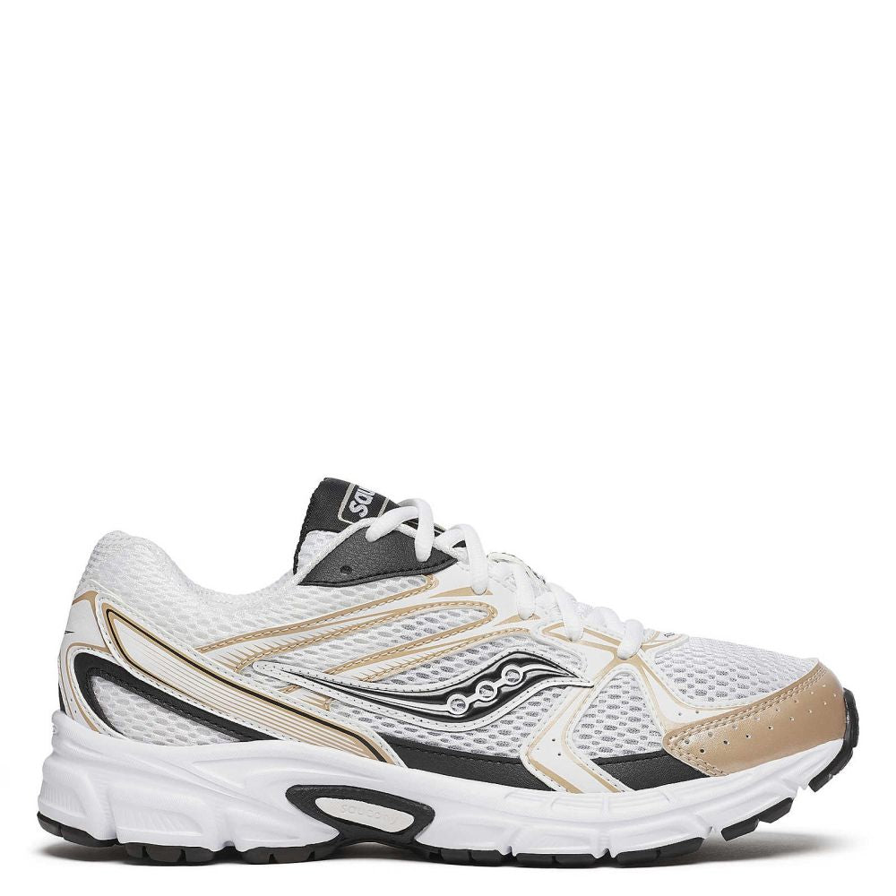 Saucony Women's Ride Millennium in White/Gold/Black