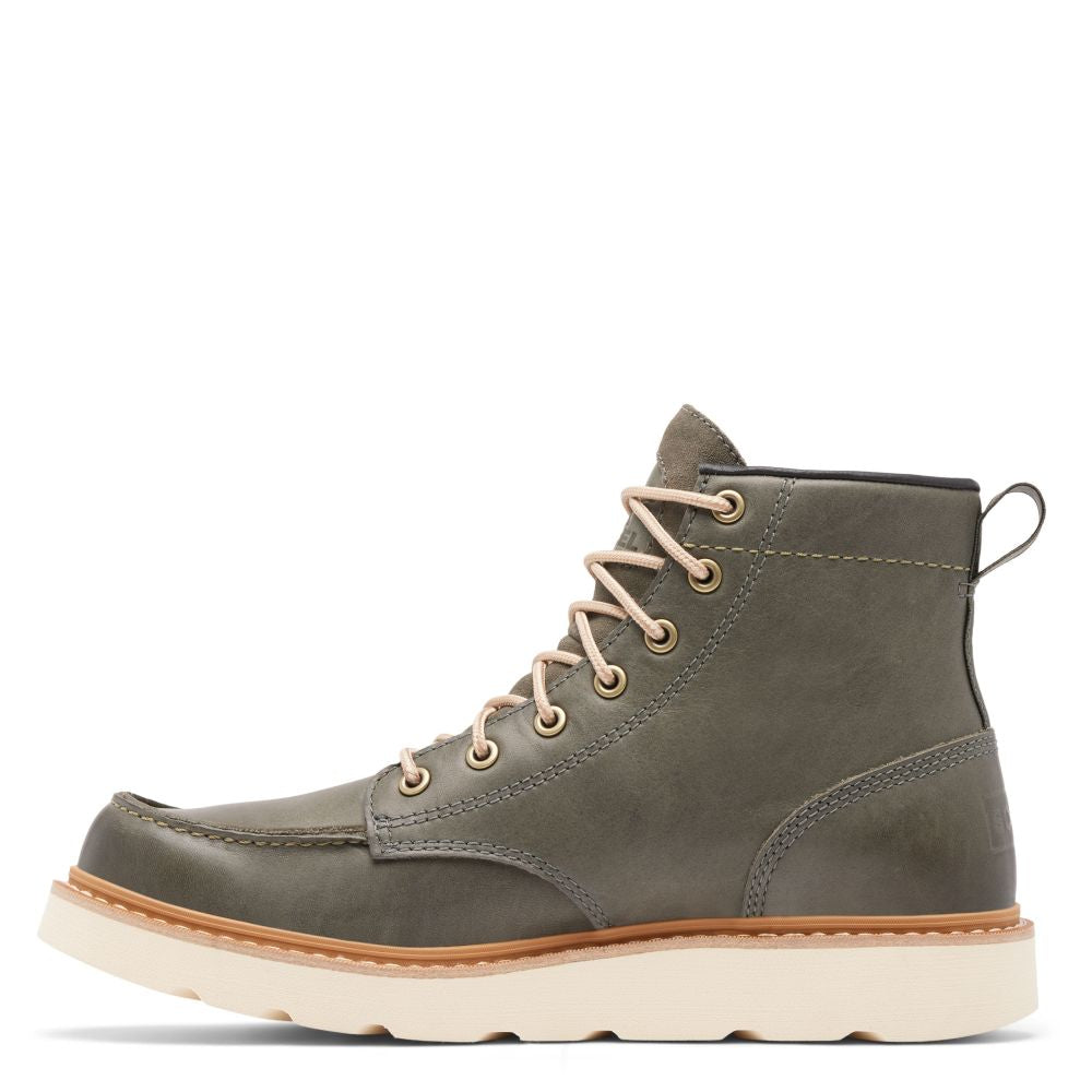 Sorel Men's Slabtown 62' Moc Waterproof Boot in Alpine Tundra/Tawny Buff