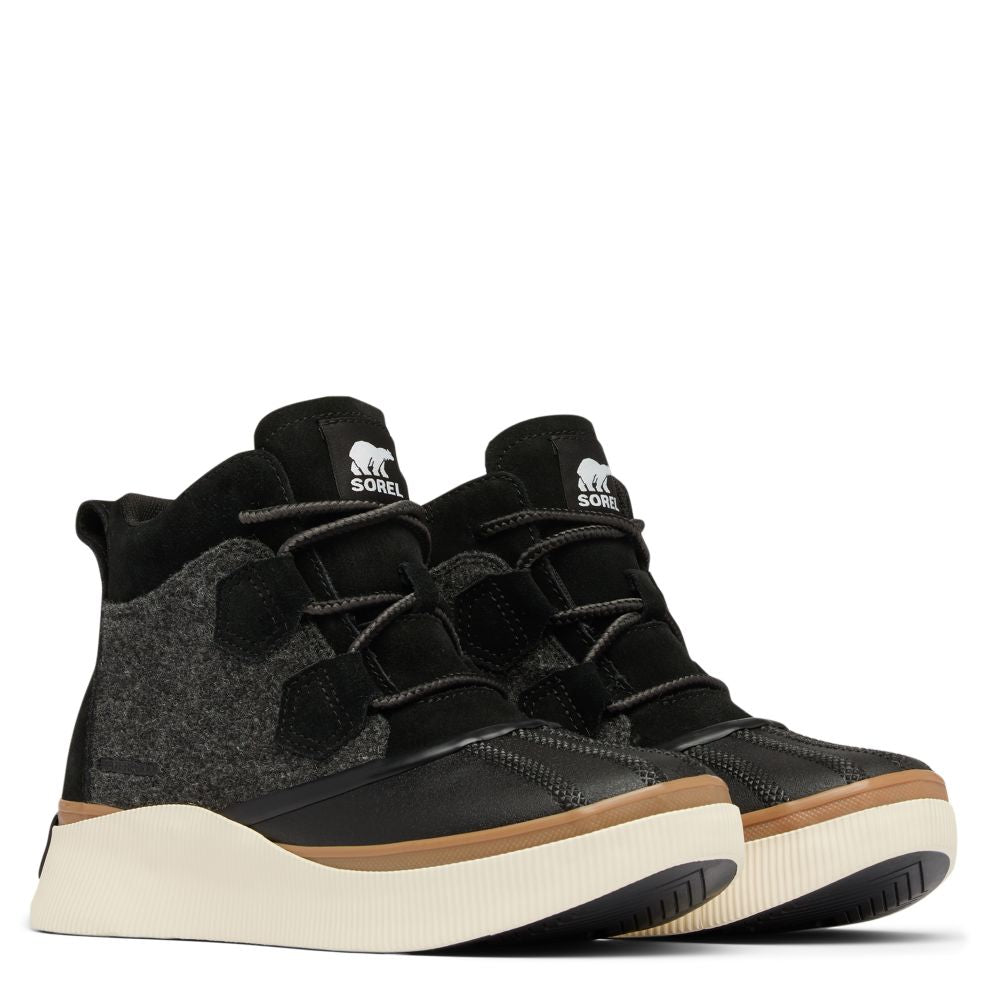Sorel Women's Out N About IV Classic Waterproof Boot in Black/Chalk