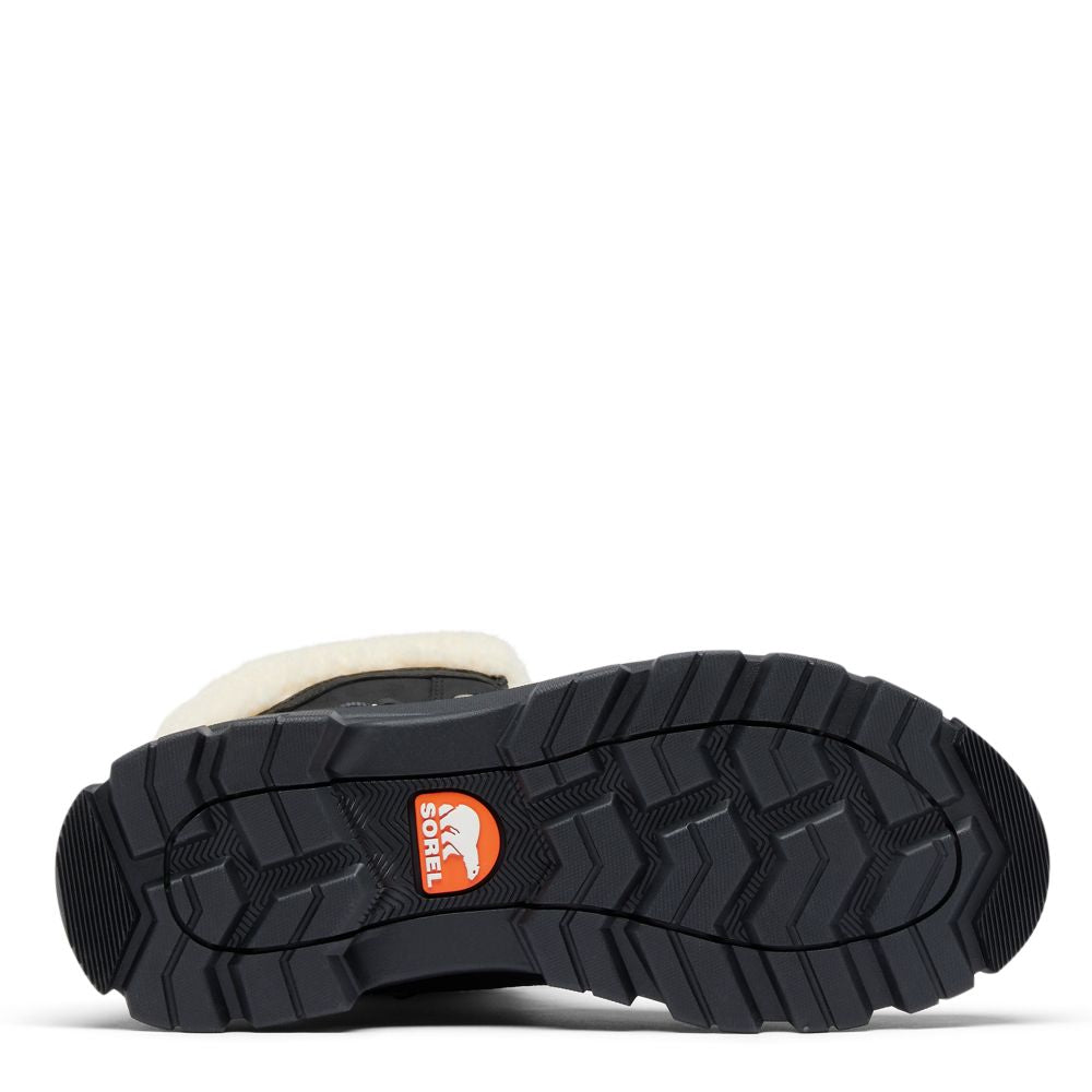 Sorel Women's Tivoli V Parc Waterproof Boot in Black/Sea Salt
