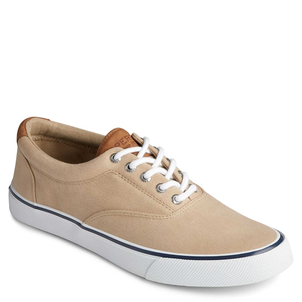Sperry Men's Striper II CVO Sneaker in Salt Washed Chino