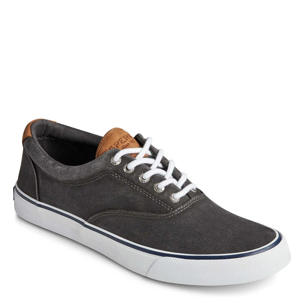 Sperry Men's Striper II CVO Sneaker in Salt Washed Black