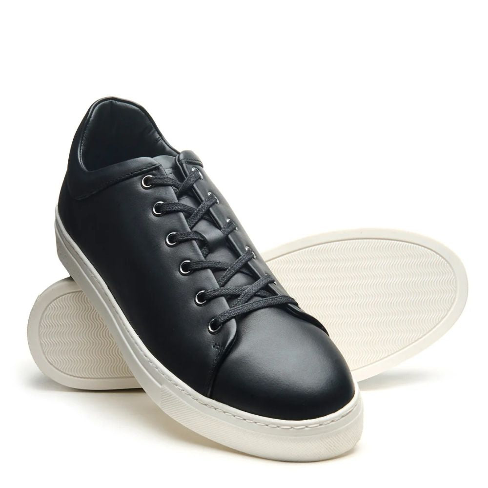 Solovair Sneaker in Black Calf