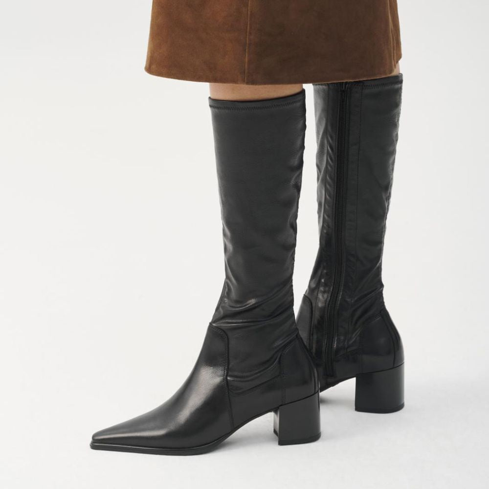 Vagabond Women's Giselle Tall Boots in Black Leather