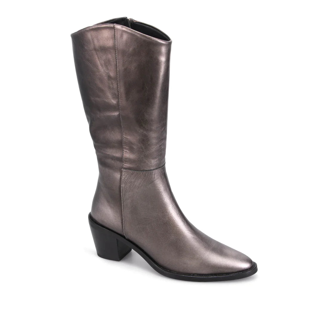 Bueno Women's Vanessa Mid Boot in Pewter Metallic