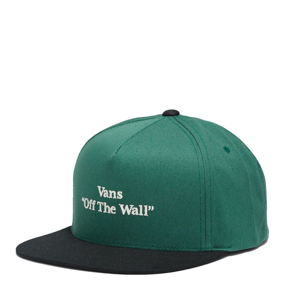 Vans Quoted Snapback Hat in Bistro Green