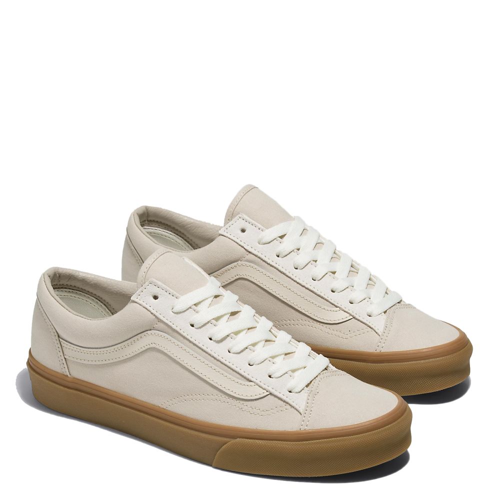 Vans Men's Style 36 in Light Brown/White