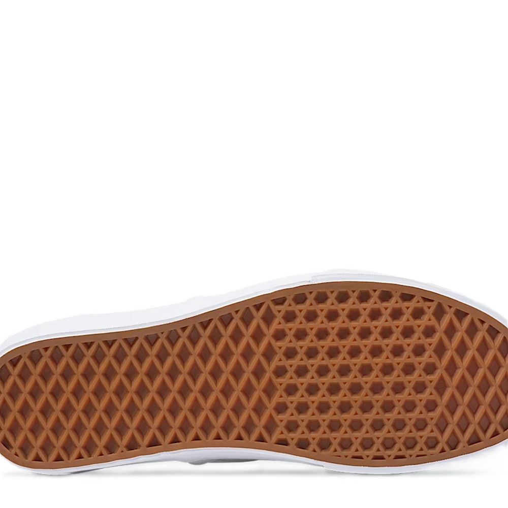 Vans Women's Classic Slip-On Tumble Leather in White